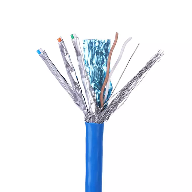 Cat 7 SFTP Cable Oxygen-free Copper 0.58mm